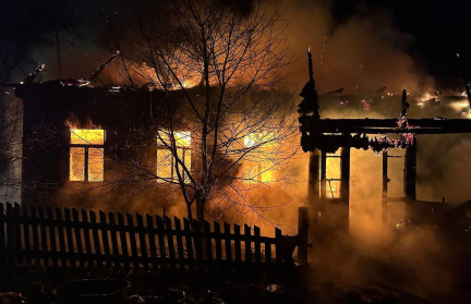 Мужчина и его сын погибли на пожаре в Щучинском районе