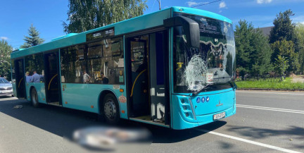 В Витебске автобус насмерть сбил пожилую женщину на пешеходном переходе