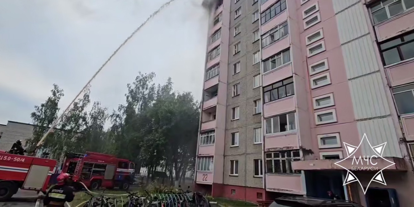 В Жлобине потушили пожар в общежитии – пострадавших нет
