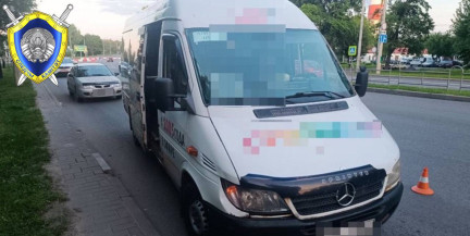 В Могилеве водитель маршрутки проехал на красный и сбил пешехода: возбуждено уголовное дело