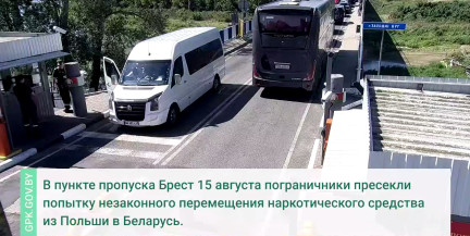 Гашиш под колесами: пограничники в Бресте раскрыли хитрую попытку провоза наркотиков