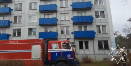 МЧС эвакуировало 5 человек и спасло мужчину на пожаре в Городокском районе