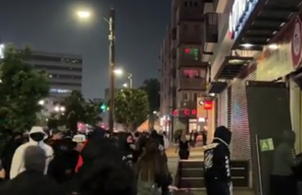 В Лос-Анджелесе начались погромы