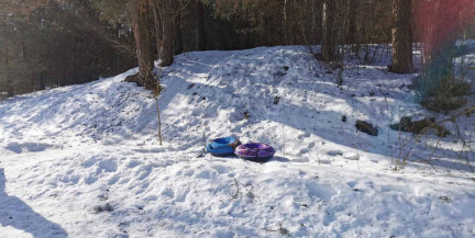 В Минской области ребенок на тюбинге столкнулся с автомобилем