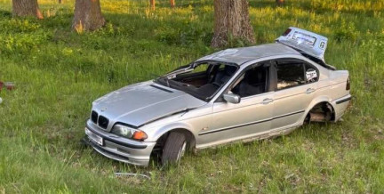ДТП в Волковысском районе: BMW опрокинулся, водитель погиб