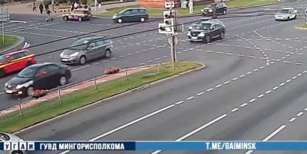 В Минске 12‑летняя девочка на самокате попала под автомобиль при пересечении проезжей части