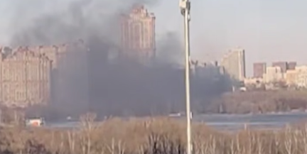 Три яхты загорелись на берегу Москвы-реки