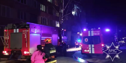 МЧС спасло 18 человек при пожаре в могилевском общежитии: один человек погиб