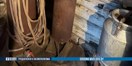 60 литров самогона и 170 литров браги: в Гродненском районе ликвидировали подпольное производство
