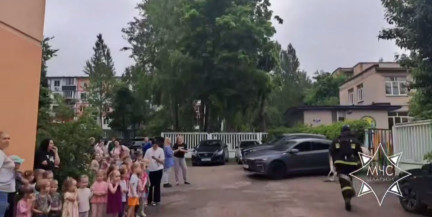 В Витебске в детском саду сработала пожарная автоматика – на месте работают спасатели МЧС