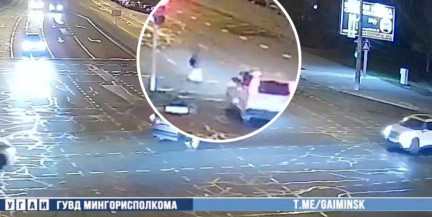 В Минске автомобиль сбил 22-летнюю девушку на пешеходном переходе
