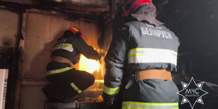 В гомельском университете спасатели ликвидировали возгорание. Один человек пострадал