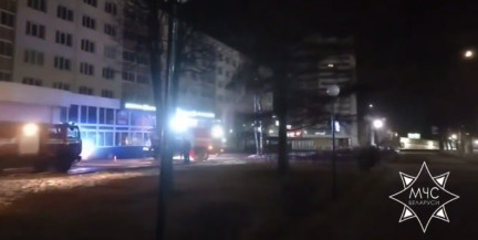 В Витебске спасатели МЧС ликвидировали пожар в магазине