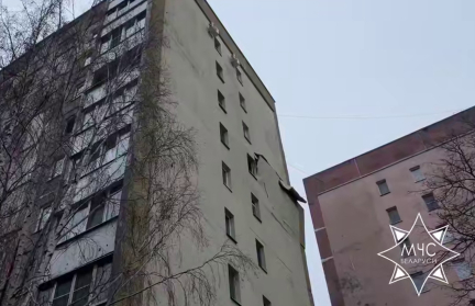 Жильцам дома в Гомеле, где произошла вспышка газовоздушной смеси, предоставлены гостиницы – МЧС