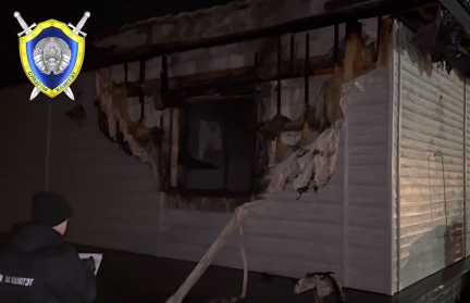 На пожаре в Горецком районе едва не погибли двое малолетних детей – их спас сосед