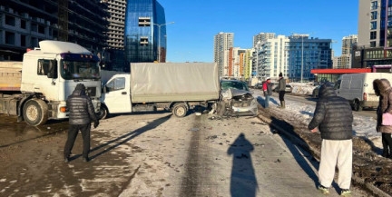 ДТП в Минске: улица Братская перекрыта возле дома №13