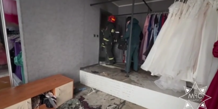 В Могилеве едва не сгорел свадебный салон