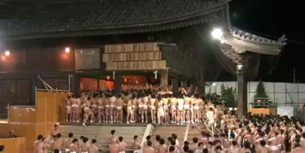 Шесть человек пострадали в давке на «голом фестивале» в Японии