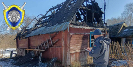 Два человека погибли на пожаре в Городокском районе