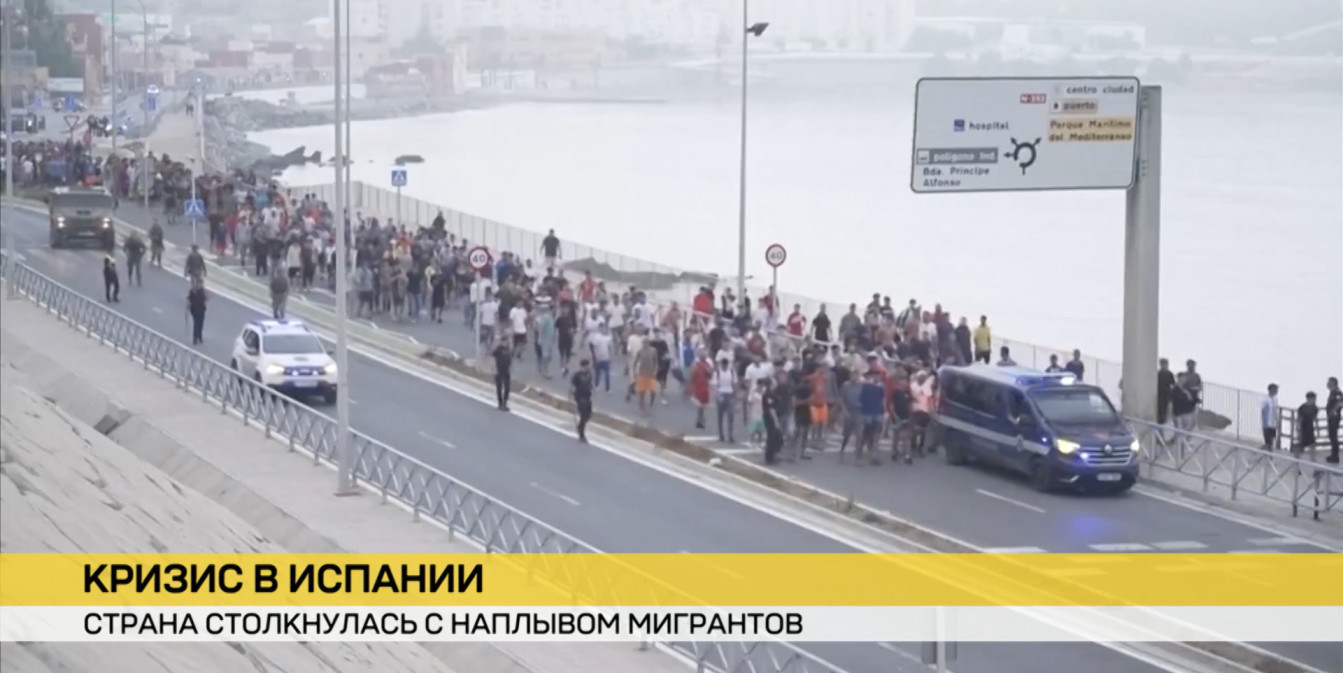 В Испании задействовали более 3000 силовиков, чтобы урегулировать ситуацию с беженцами