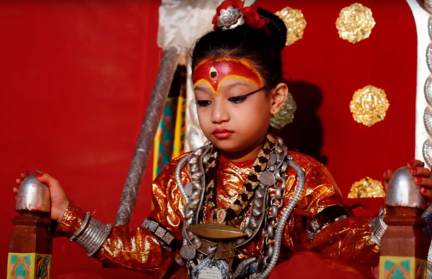 Работа мечты: в Непале девочку признали живой богиней