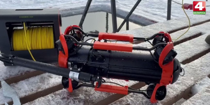 В Гродно тестируют подводный дрон с роботизированной рукой – он ищет объекты на глубине до 150 метров