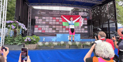 Белорусская велогонщица Полина Конрад выиграла золото молодежного чемпионата Европы