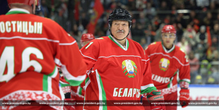 Команда Президента одержала победу в Республиканской хоккейной лиге