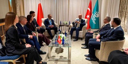 Глава НОК Беларуси провел встречу с президентом Всемирной конфедерации этнических видов спорта