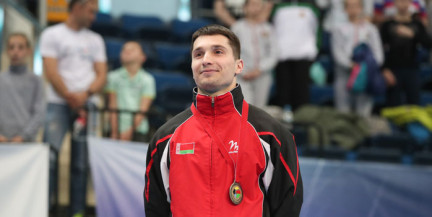 Егор Шарамков стал победителем второго этапа Кубка мира по спортивной гимнастике