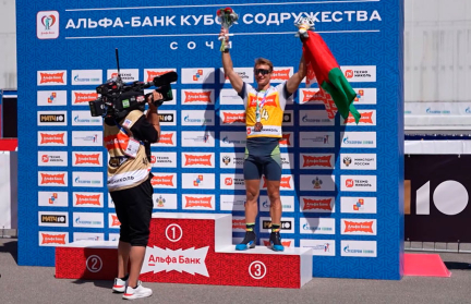 Белорусская сборная завоевала первую медаль на Кубке Содружества по биатлону