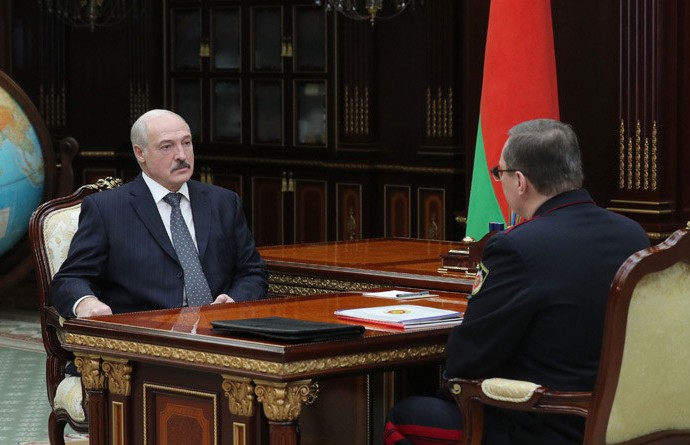 Президент Беларуси принял с докладом председателя Госкомитета судебных экспертиз