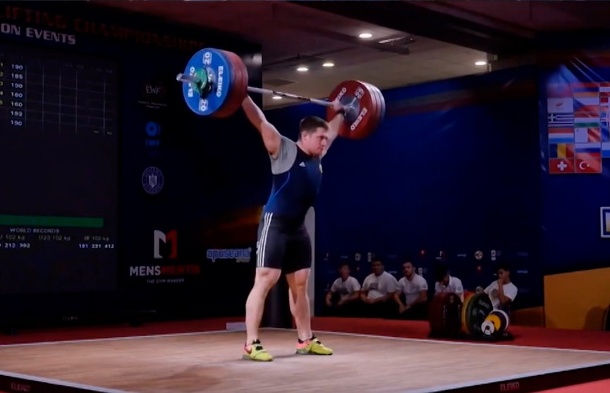 Белорус Андрей Орлёнок стал чемпионом Европы среди юниоров по тяжёлой атлетике