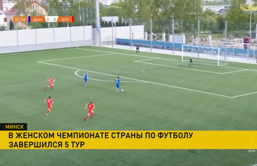 Матчи пятого тура прошли в женском чемпионате Беларуси по футболу