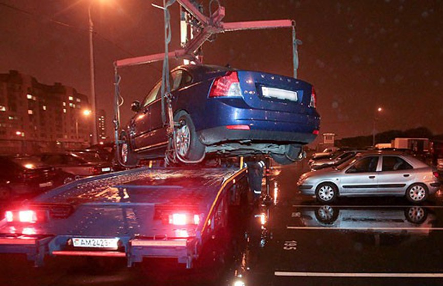 ГАИ Минска проведёт массовую эвакуацию неправильно припаркованных автомобилей