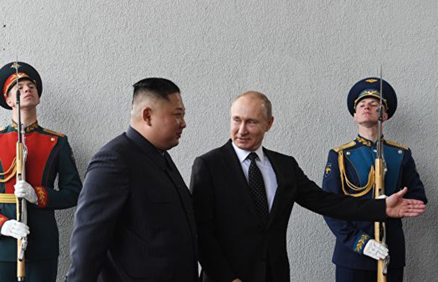 Путин встречается с Ким Чен Ыном во Владивостоке
