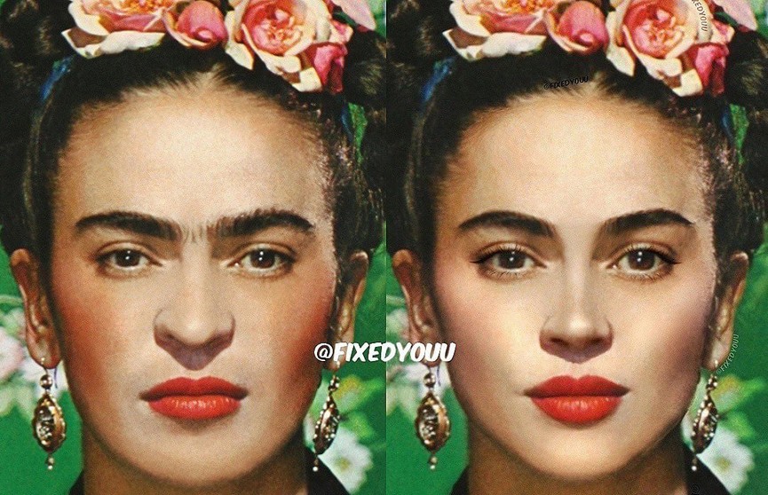 Фрида Кало, Мона Лиза и Елизавета II: как выглядели бы известные женщины, если бы делали пластические операции