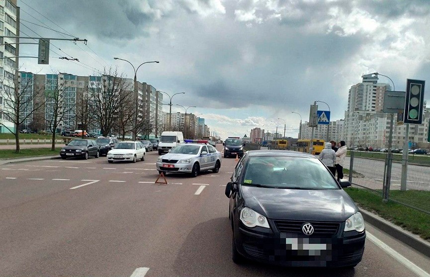 В Минске легковушка сбила женщину на пешеходном переходе