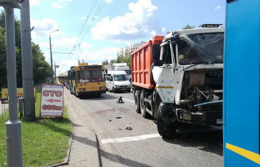 В Гродно произошла авария с участием пяти автомобилей