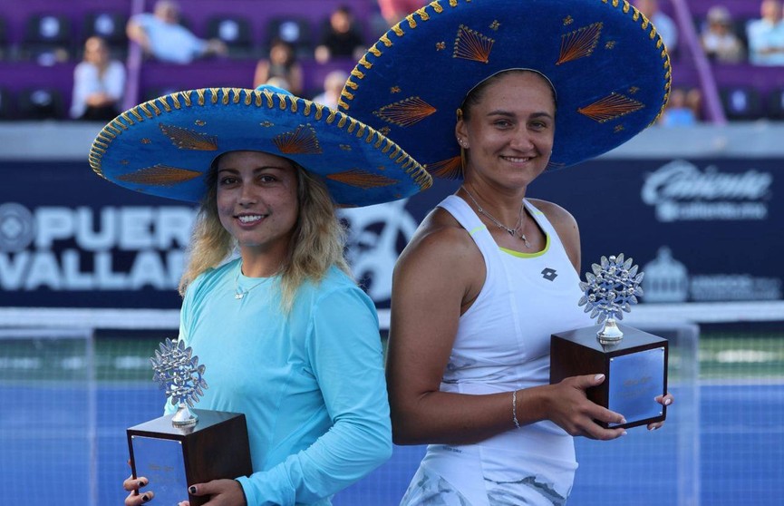 Ирина Шиманович стала победительницей в парном турнире WTA-125 в Мексике