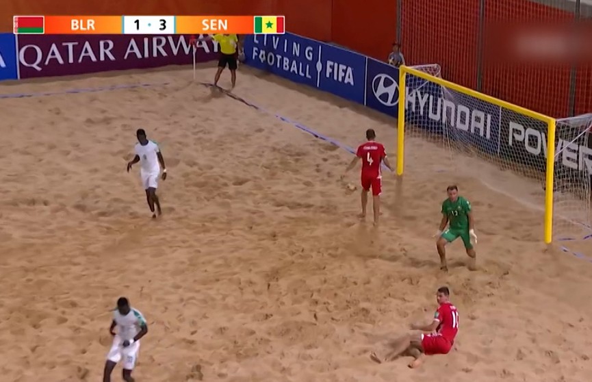 Чемпионат мира по пляжному футболу: сборная Беларуси проиграла команде Сенегала