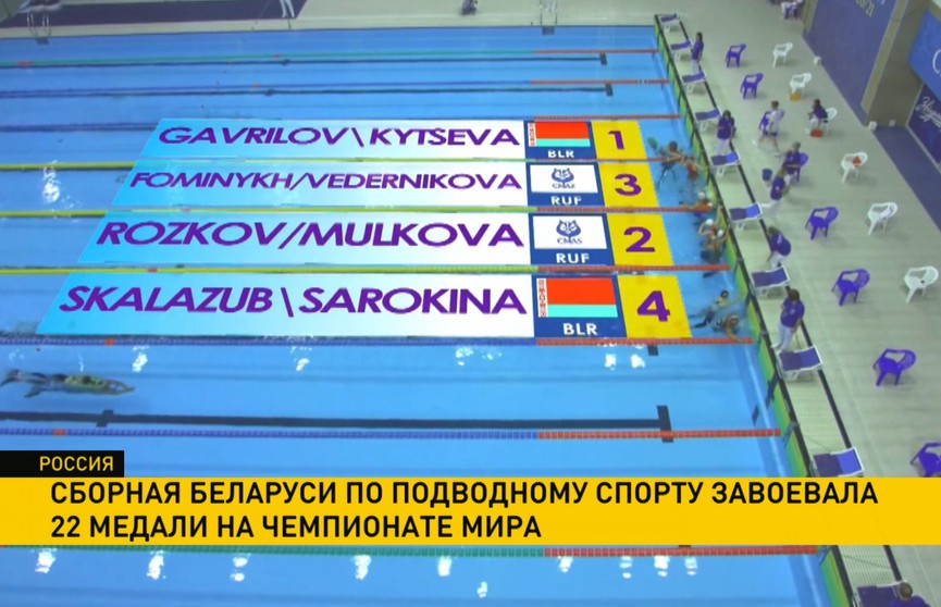 Сборная Беларуси завоевала 22 медали на чемпионате мира по спортивному дайвингу