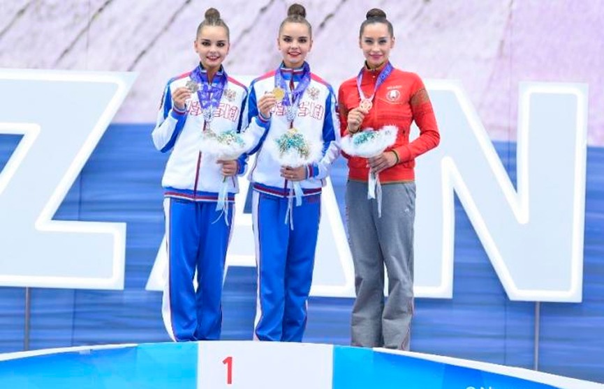 Сборная Беларуси по художественной гимнастике завоевала медали на этапе Кубка мира