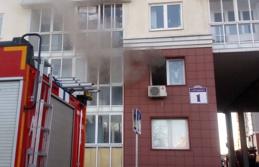 Девочка доставлена в реанимацию после пожара в квартире в Минске