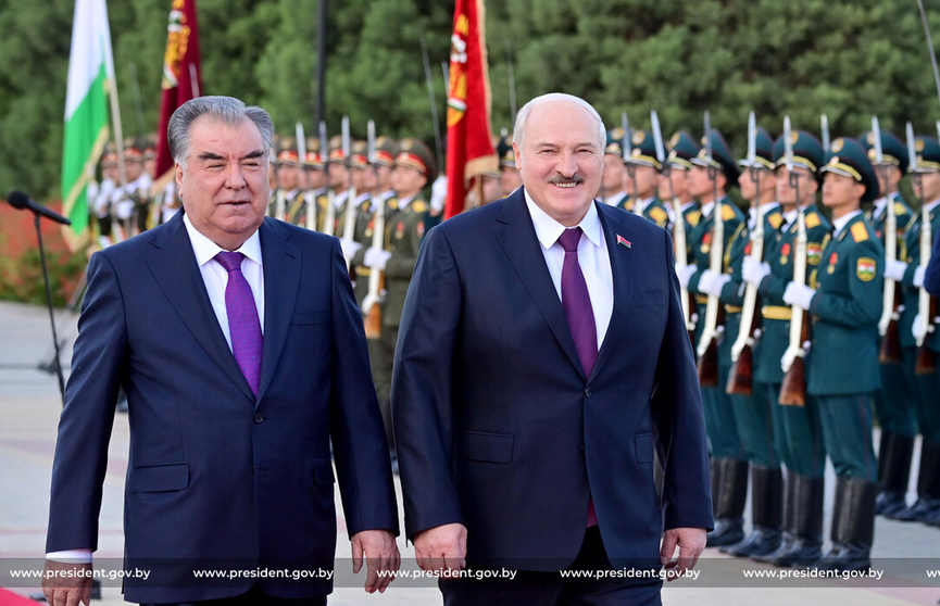 Начался официальный визит Александра Лукашенко в Таджикистан