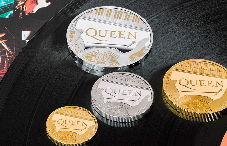 В Великобритании выпустили монеты, посвященные группе Queen