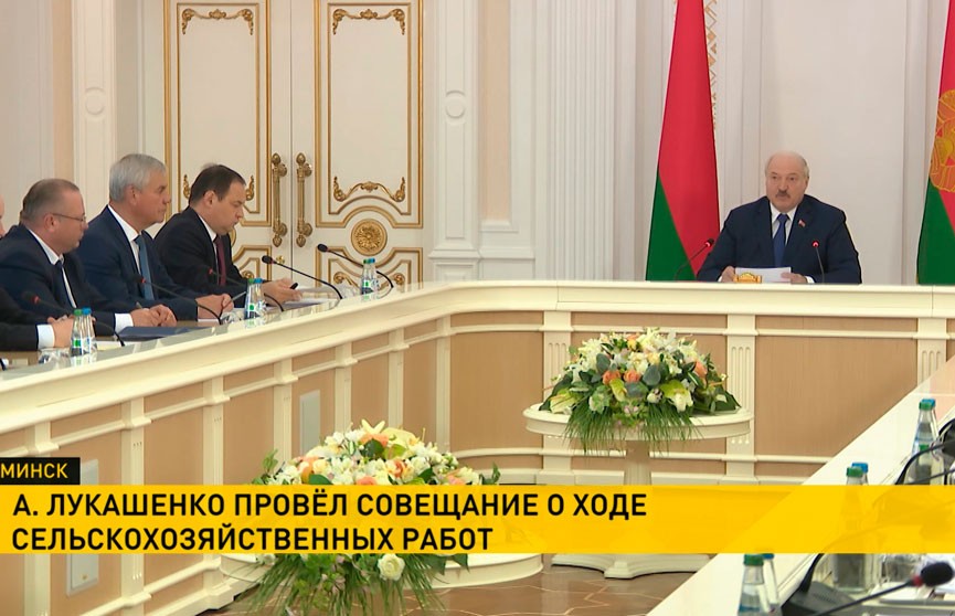 Александр Лукашенко призвал правительство сконцентрироваться на темпах сельхозработ