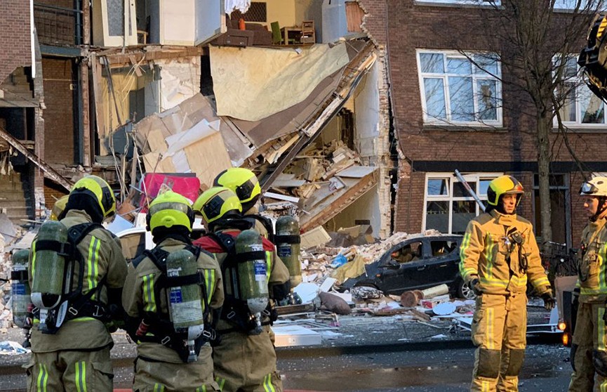 Взрыв в Гааге: обрушились фасады трёх домов