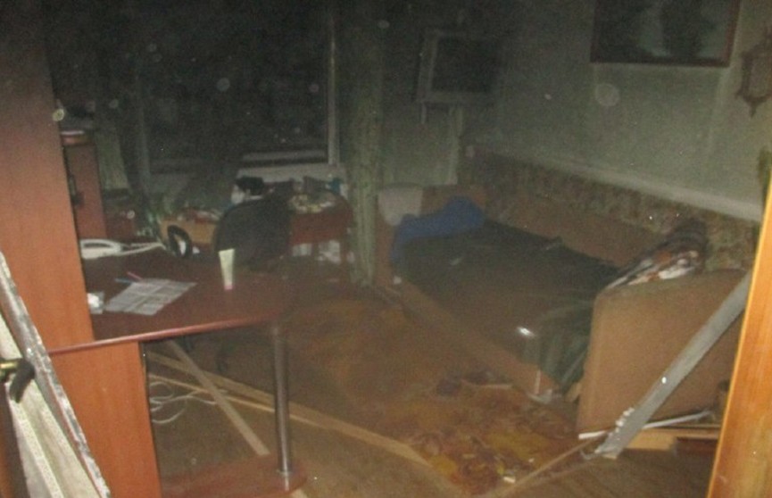 Пожар в Могилёве: хозяин квартиры в больнице, 12 человек эвакуированы