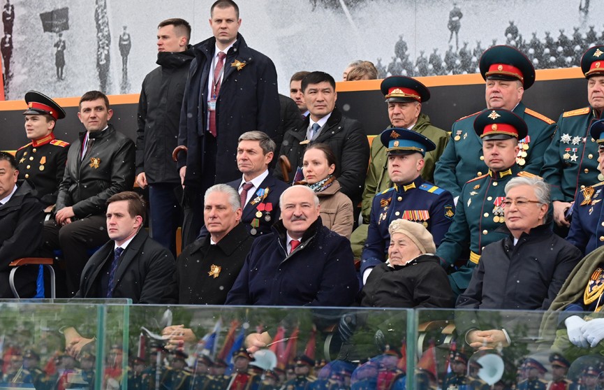Александр Лукашенко принял участие в торжествах в честь Дня Победы в Москве